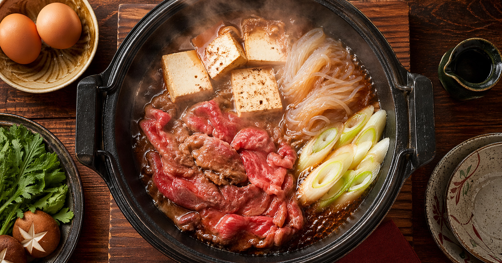 笠原将弘のすき焼きレシピ